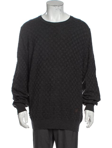 louis vuitton checkered sweater|louis vuitton long sleeve sweaters.